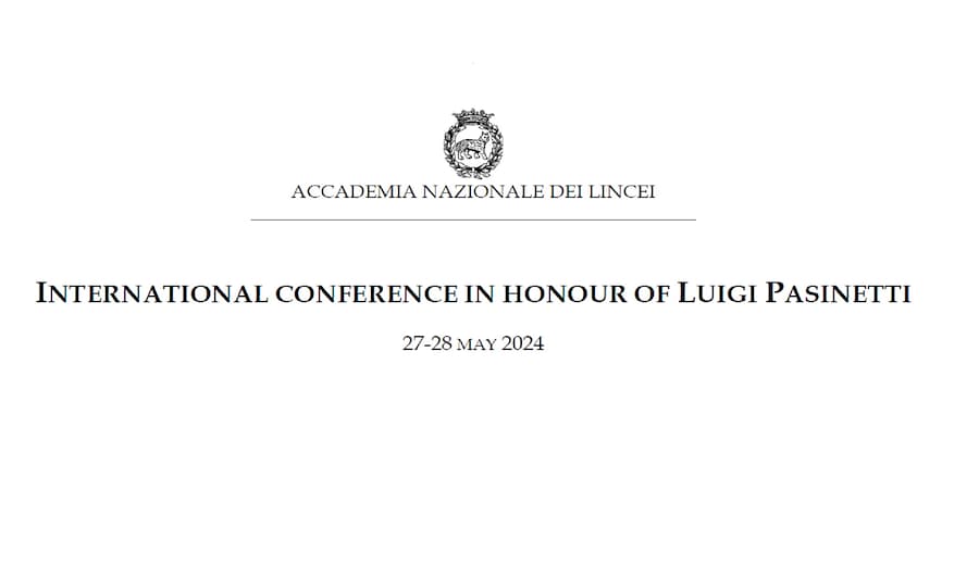 International conference in honour of Luigi Pasinetti