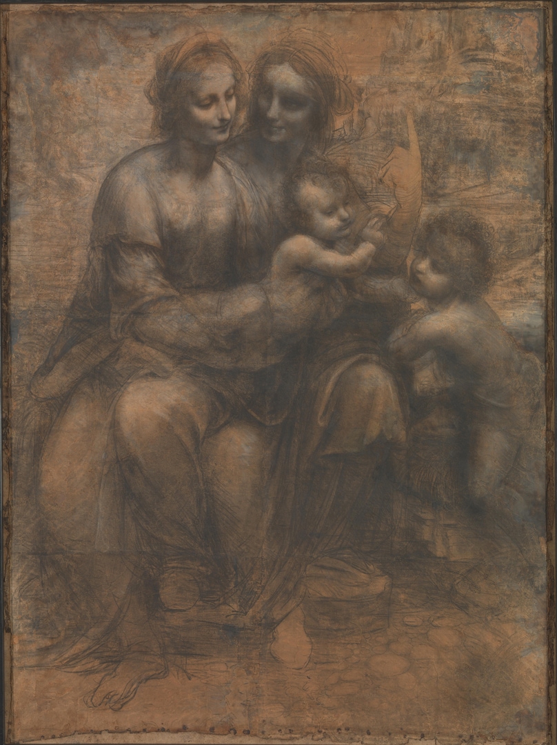 "Cartone di Sant'Anna" (Sant'Anna, la Madonna, il Bambino e san Giovannino) è un disegno a gessetto nero, biacca e sfumino su carta (141,5x104,6 cm), databile al 1501-1505 circa e conservato nella National Gallery di Londra.