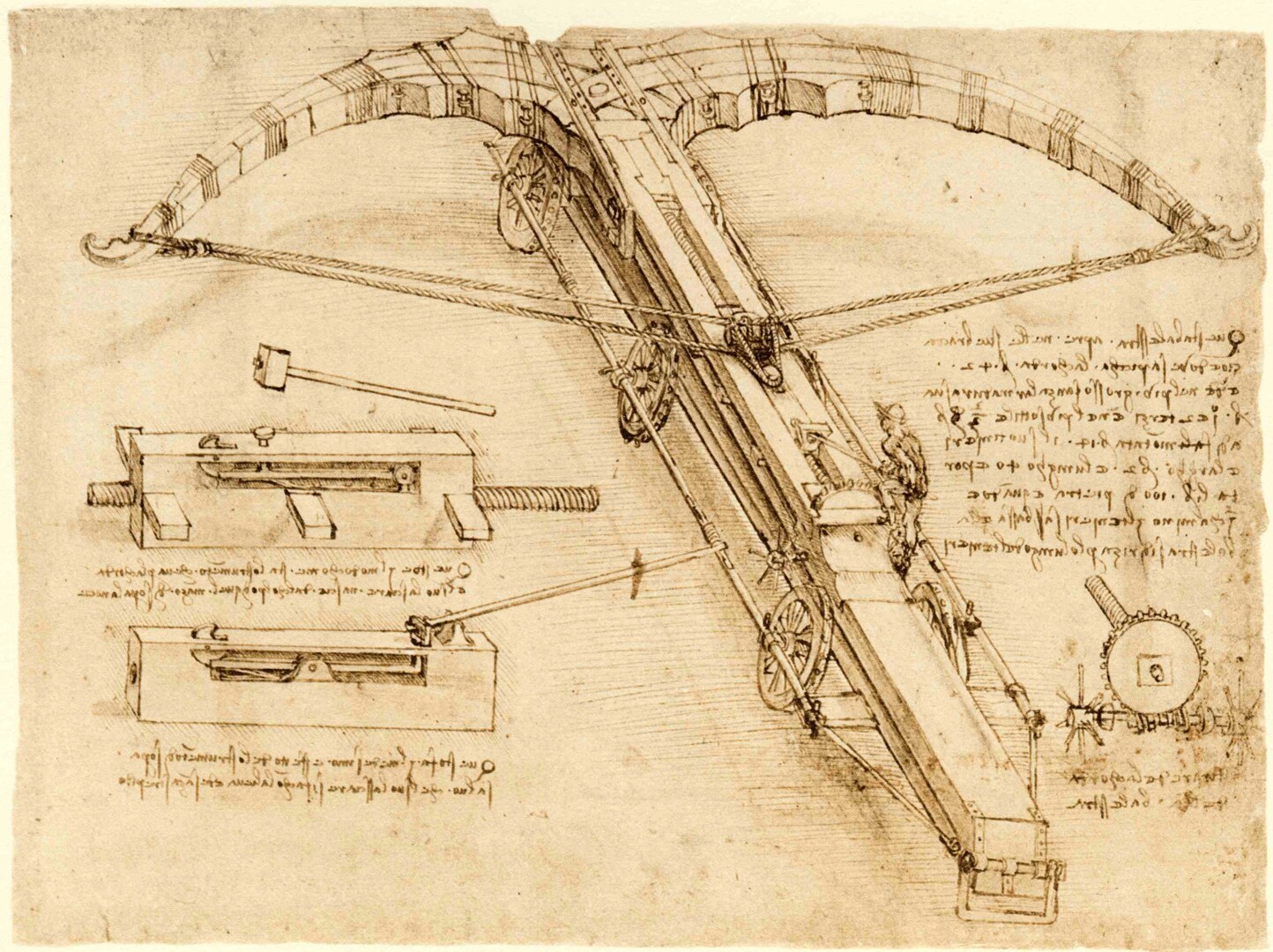 "Codice Atlantico" (Codex Atlanticus) è la più ampia raccolta di disegni e scritti di Leonardo da Vinci databile tra il 1478 e il 1518, conservato presso la Biblioteca Ambrosiana di Milano.