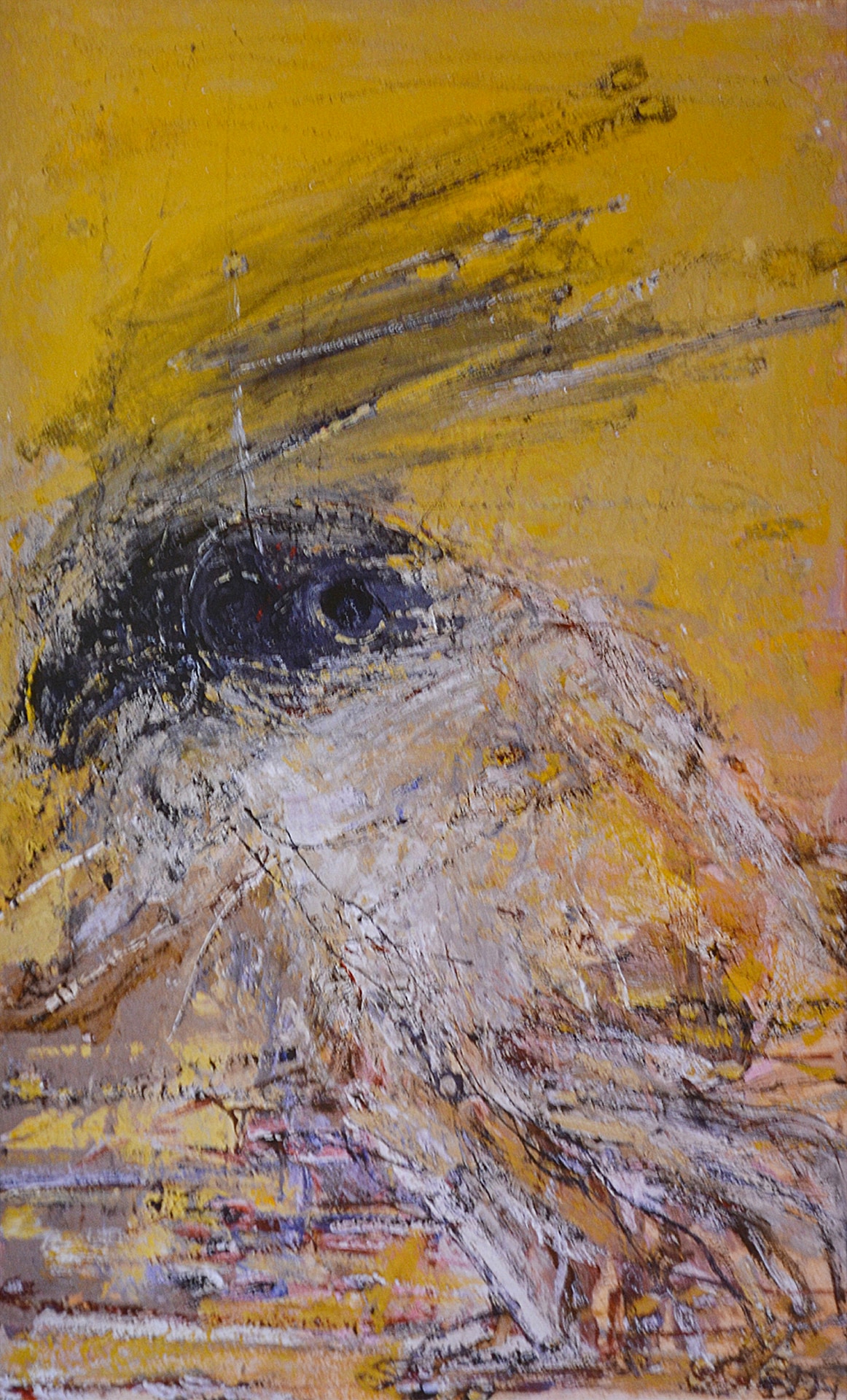 Liberare l’animale - 1980/81 - olio su tavola - cm 65 x 40 - ICSAC Parma