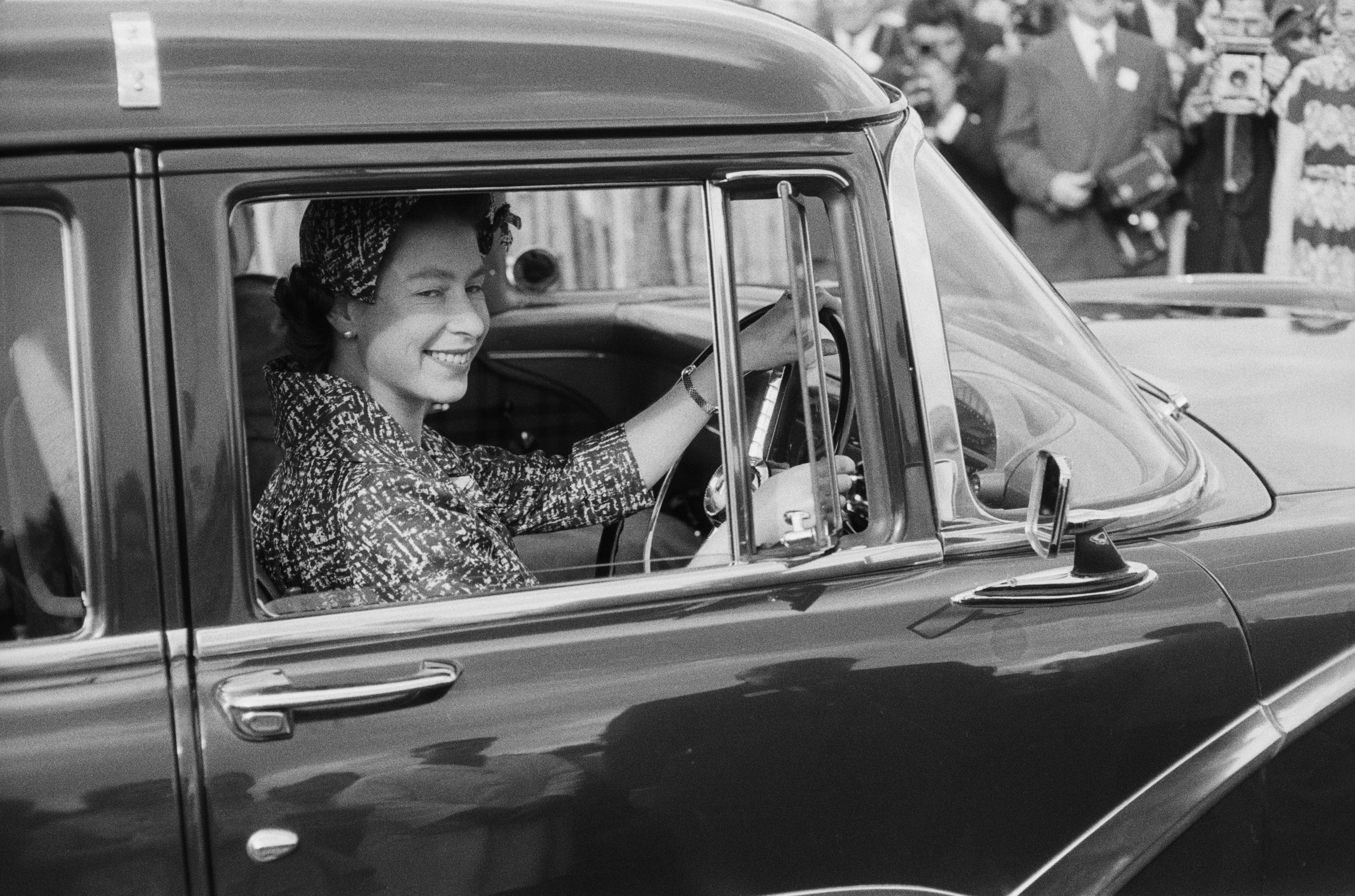 Elisabetta in occasione di una partita di polo, nel 1958