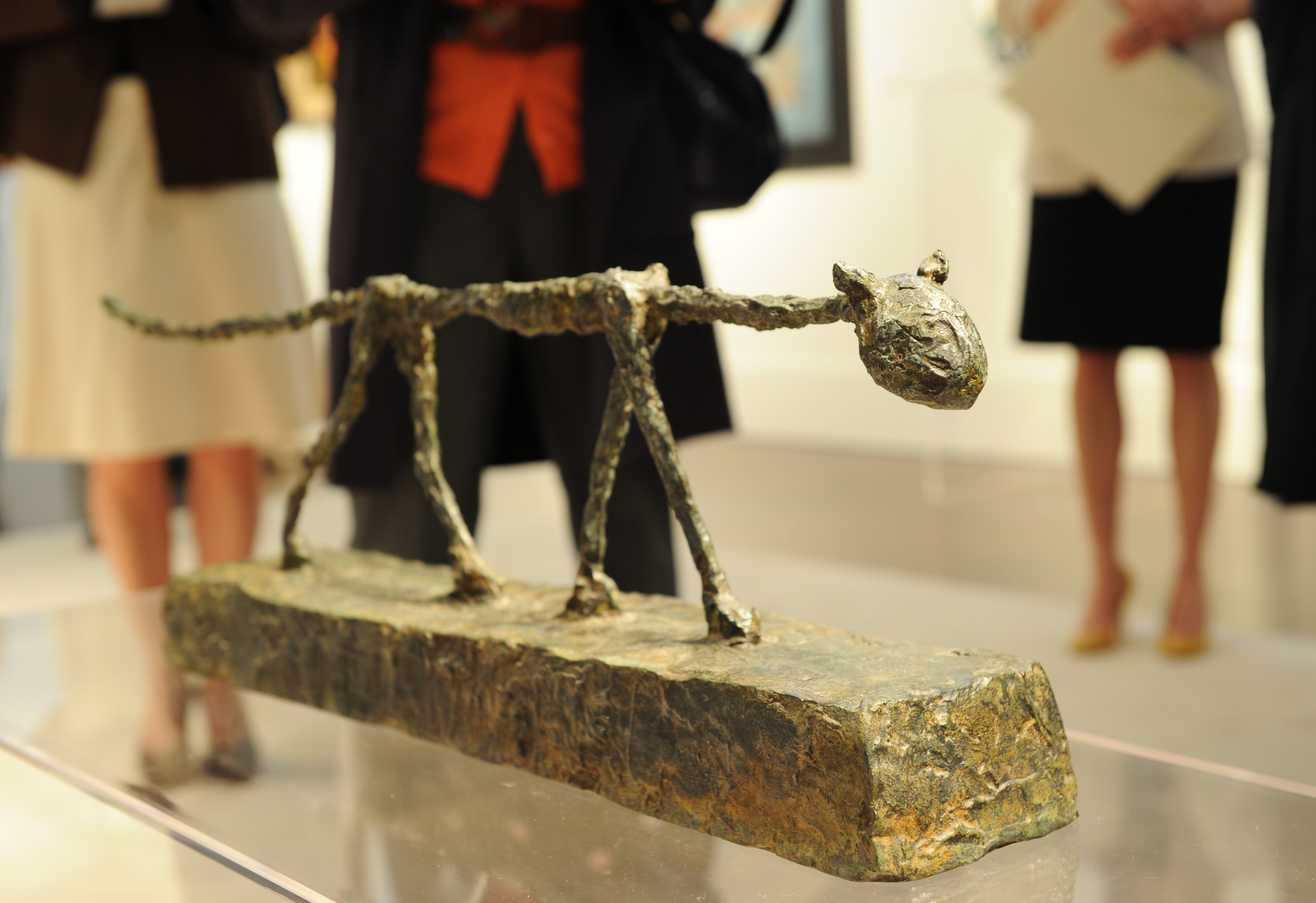 Alberto Giacometti, Gatto, 1955, scultura in bronzo, collezione privata