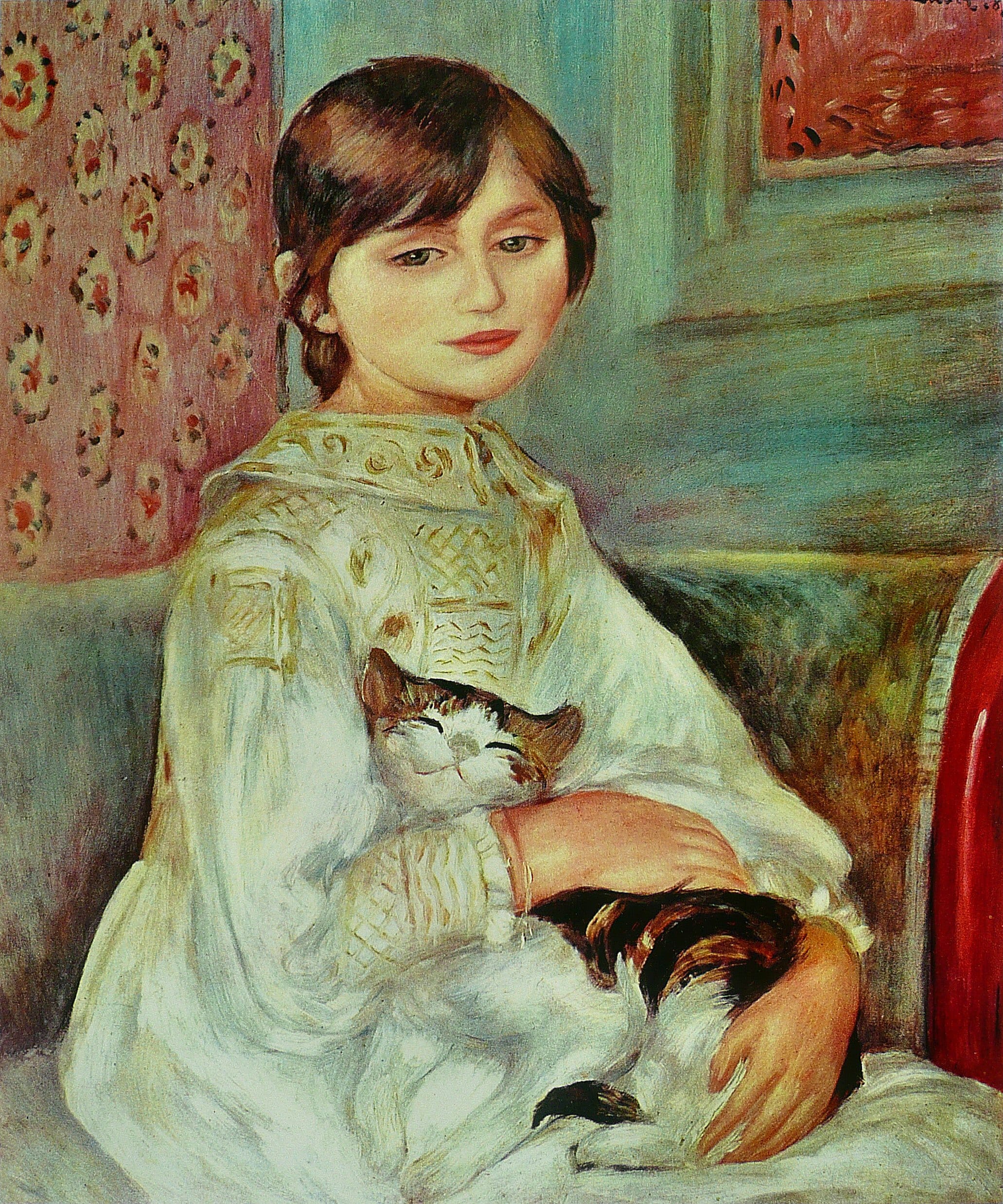 Pierre-Auguste Renoir, Julie Manet, 1887, olio su tela, Parigi, Museo d’Orsay