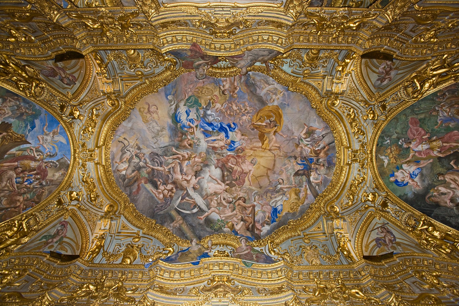 Lorenzo de Ferrari, Galleria dorata, Palazzo Carrega Cataldi, Genova