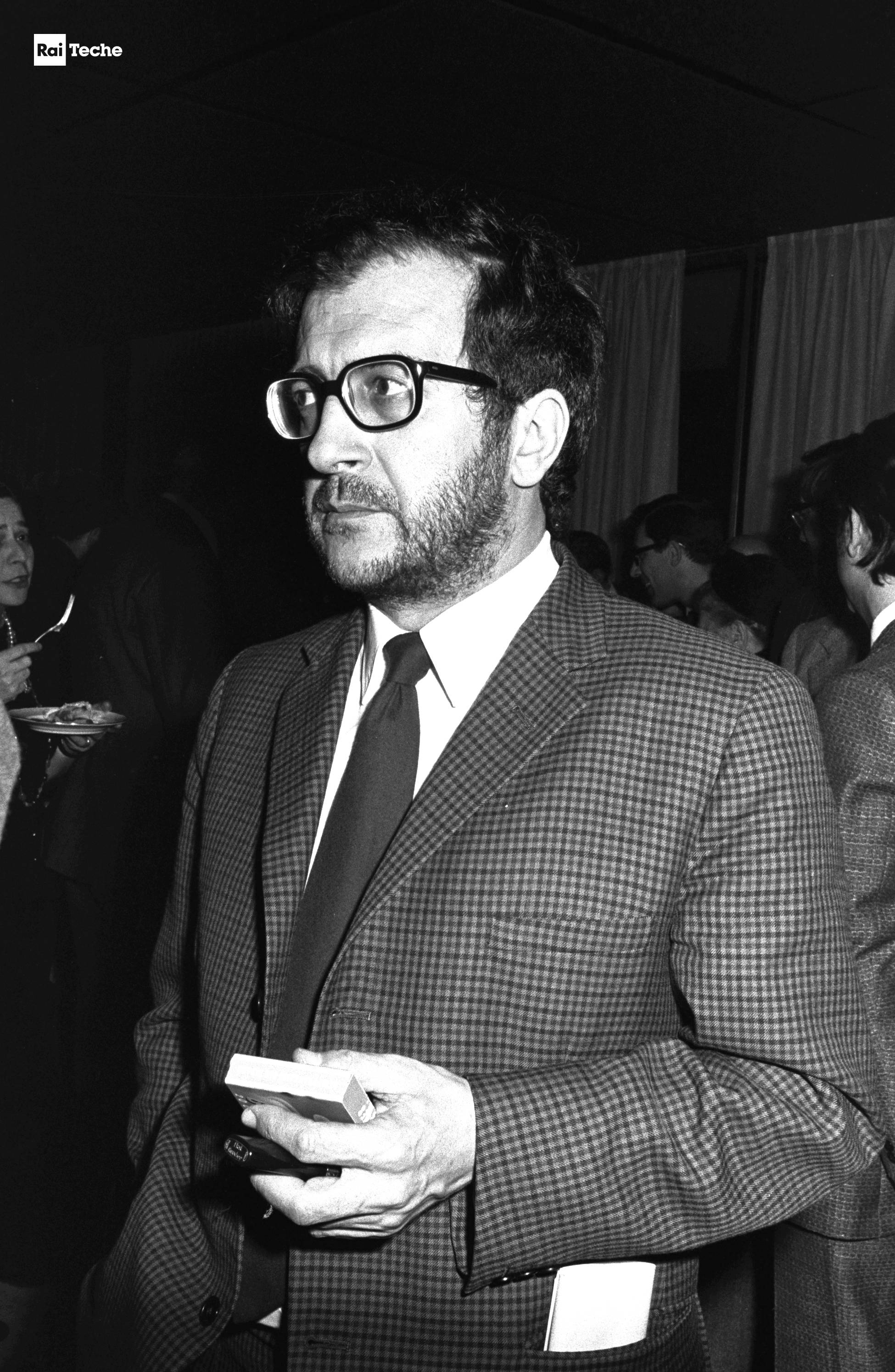 Luciano Berio a Roma il 21/09/1972, in occasione della Conferenza Stampa del programma televisivo "C'è musica e musica"